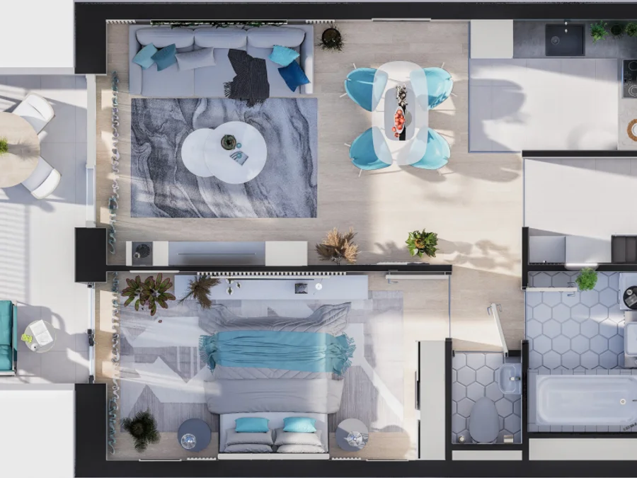Mara Residence — alaprajz-részlet